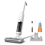 Proscenic F10 Pro Nass-Trockensauger Smart 3 in 1, Leichtgewicht, Leise kabelloser Staubsauger mit Wischfunktion, Selbstreinigungs- und Trockenfunktion, LED-Display, für Hartböden, T