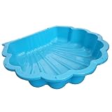 TikTakToo Sand & und Wassermuschel I Sandkastenohne Abdeckung (1-teilig) (türkis)