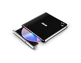 ASUS SBW-06D5H-U BDXL Extern Ultra Slim Blu-ray und MDisc Brenner (USB 3.1, USB-C, 2 Kabel) schw