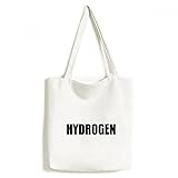 DIYthinker Wasserstoff Element Namen Chemie Umwelt-Tasche Einkaufstasche Kunst Waschbar 33cm x 40 cm (13 Zoll x 16 Zoll) Mehrfarbig