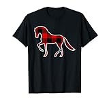Pferd, rotes Büffelkariert, Hase, Stute T-Shirt