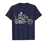 Rebel Rider Skelett Chopper Bike Motorrad Ghost Biker T-S
