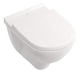 Villeroy & Boch Combi-Pack O.novo Wand-WC DirectFlush Weiß CeramicPlus + Sitz 5660HRR1