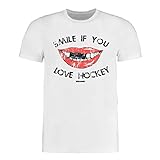 Scallywag® Eishockey T-Shirt Hockey Smile I Größen XS - 3XL I A BRAYCE® Collaboration (Eishockey Ausrüstung) (L)