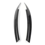 Vuzmode Glanzschwarze Auto-Scheinwerfer-Lampen-Augenbrauen-Augenlid-Deko-Abdeckungsverkleidung, for VW, for Scirocco, 2009 2010 2011 2012 2013 2014 2015 2016 2017 Scheinwerferaufkleb