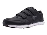 KangaROOS Unisex-Erwachsene K-BlueRun 700 V B Sneaker, Black/Dark Grey 0522, 45 EU