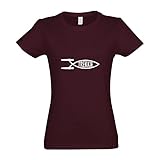 Trekkie Fisch Tailliertes Damen und Frauen T-Shirt