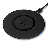 Tinwoo Wireless Charger,15W Qi Handy Induktive Ladestation,Schnelles Kabelloses Ladestation für iPhone13 12 11 XS MAX XR X,Samsung Galaxy S21 S20 S10 Note10 S8,Huawei,AirPods Pro(KEIN Netzteil)