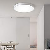 Avior Home 36 W LED Deckenlampe Deckenleuchte'Pastell' Tageslicht, Weiß Ø50 cm für Wohnzimmer, Schlafzimmer, Küche