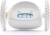 CLOCKY Alarm Clock on Wheels (Original) | Extra Loud for Heavy Sleeper (Adult or Kid Bed-Room Robot Clockie) Funny, Rolling, Run-away, Moving, Jumping