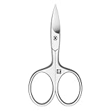 ZWILLING Nagelschere (Scharfe, leicht gebogene Schneide mit Mikrozahnung, Hypoallergen, für Finger und Fußnägel), Premium, Silber, 90