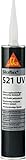 Sika - Sikaflex-521 UV, witterungsbeständiger, haftstarker Dichtstoff, 300 ml, schwarz (Alte Version - Neu Sikaflex-522)