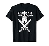 SPQR Römische Legion Soldat Gladiator Warrior Schwerter Helm T-Shirt