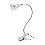 Modern LED Tischleuchte 360°Flexibel USB Anschließen Clip-Licht Dimmbar Stufenlos Neutrales Licht Nachttischlampe Augenschutz Arbeit Tischlampe Schlafzimmer Bett Studie Tischbeleuchtung (5)