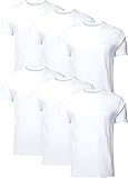 FULL TIME SPORTS® FTS-634 6 Pack All White Round Neck Tech T-Shirts (12) XXX-Large, W