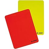 JAKO Schiedsrichter Karten-Set, Rot/Gelb, One Size