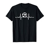 Fußball Herzschlag Fußballspieler Trainergeschenk T-Shirt