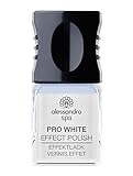 Spa Pro White Nail Effect Polish - Optisch aufhellender Nagellack gegen Verfärbungen der Nageloberfläche, 10 ml