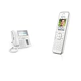 Snom D785 IP Telefon, SIP Tischtelefon Farbe + SmartScreen, Weiß, 00004392 & AVM Fritz!Fon C6 DECT-Komforttelefon, weiß, deutschsprachige Version