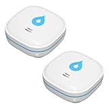 Summit Digital 2er Set GS153 Wassermelder mit Batterie 60x60x24,2 mm | Wassersensor mit 85dB Alarm | Wasseralarm Melder für Keller, Küche & Bad | batteriebetrieben, bis zu 10 Jahre L