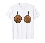 Kokosnuss Sommer Kokosnüsse BH Kokosnuss Kostüm T-Shirt