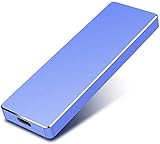 18TB Externe Solid State Drive USB 3.1 Typ C Professional Portable SSD Externe Festplatte kompatibel mit Desktop, Laptop, Mac, Xbox one, PS4 (18TB, Blau)