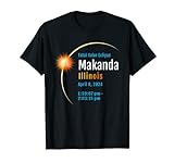 Makanda Illinois IL Total Solar Eclipse 2024 :: 1: T-Shirt