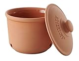 Römertopf Vorratstopf Medi aus natürlicher Keramik Aufbewahrungsbehälter Ø 16cm, Höhe 17cm, Terrek