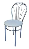 Stuhl Venus Küchenstuhl aus Metal Chrom Bistrostuhl Esszimmer Wohnzimmer Esszimmerstuhl Wohnzimmerstuhl (Wenge(11))