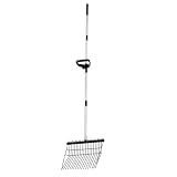 Verstellbare Gartenharke Mit Langem Stiel - Gartenharke Für Gartenarbeit - Handrechen Gartengerät | Ergonomic Cultivator Tool, Ergonomisches Kultivatorwerkzeug Zum Unkrautjäten Laubrechen R
