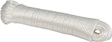 Windhager PVC Allzweckleine, Gartenleine, Wäscheleine, Universalschnur, Flexible Leine, Ø3mm x 30m, 05760, transparent weiß