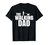 Herren The Walking Dad Vatertag Geschenk Gassi Gehen Hunde Vater T-Shirt