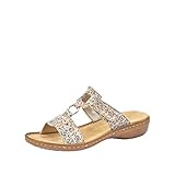 Rieker Damen Frühjahr/Sommer 608a0 Pantoletten, Mehrfarbig Pebble Multi 93, 40 EU