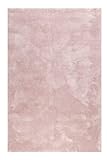wecon home Kuschelig weicher Esprit Hochflor Teppich, bestens geeignet fürs Wohnzimmer, Schlafzimmer und Kinderzimmer RELAXX (160 x 230 cm, rosa)