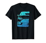 Focus RS Car Used Style Fan Art Cyan T-shirt