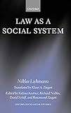 Law as a Social System (Oxford Socio-Legal Studies)