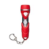 VARTA Taschenlampe LED FC Bayern München, inkl. 1x AAA Batterie, Key Chain Light Schlüsselleuchte, Taschenleuchte, Schlüsselanhänger, stoßfestes Gehäuse aus Aluminium und Gummi