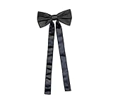 Westernschleife Schleife Fliege Westernkrawatte Old Style Tie braun schwarz bordeaux (Schwarz)