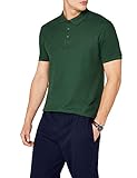 Fruit of the Loom Herren Poloshirt, Grün (Bottle Green), Large