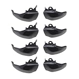 ECSiNG 4 Paar Spielkonsolen-Controller-Tasten LB RB Trigger Buttons Set Schwarz Ersatz Kompatibel mit Xbox One Wireless Controllern Standard Modell 1537