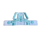 AWEDE Kinder Buckelkorrektur Gürtel Haltung Korrektur Schulter Rücken Rückenstützenstützen Gürtel Korsett für Kind Kinder Mädchen Jungen Studenten (Color : Blue, Size : Medium-M)