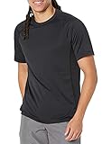 Amazon Essentials Short-Sleeve Quick-Dry UPF 50 Swim Tee_dnu Swimwear-t-Shirt-Sets, Schwarz – Nicht verwenden, L