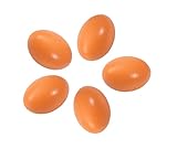 Künstliche Holzeier, Legehilfe für Hühner, Hühnerei Geflügel, Landwirtschaft, 5 Stück Gefälschte Eier Künstliche Eie