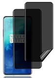 BCHKLAI Sichtschutz Schutzfolie für OnePlus 7 Pro/OnePlus 7T Pro [2 Stück], Privacy Schutzfolie, Sichtschutzfolie, Kratzfest, Blasenfrei, Anti-Fingerprint, Anti-Spy Flexibler TPU Display