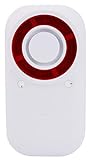 Olympia 6115 Sirene (Wireless Siren, Outdoor, 105dB, IP54, Rot, Weiß, 420g)