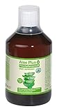Aloe Vera, PURER SAFT 99.6% | IASC zertifiziert, 500 ml mit Messbecher | Aloe mit Vitamin C, B5, B6, Biotin, B12 | Nahrungsergänzung, Premium Qualität | Aloe Plus Secret Essentials