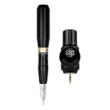 Biomaser SEMI Permanent Makeup Machine Wireless Power Rotary Pen Kit For Liner&Shader Eyebrow With 10 pcs PMU Cartridge Needles