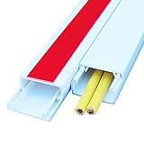 HAIXHX Kabelkanal PVC-SigmaTel-Rekorder, Weißes entfernbares Kabel-Management-selbstklebendes Kissen unter Ecke/Decke/Schreibtisch (Color : White, Size : 20x10mm/0.78x0.39in)