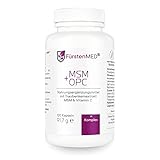 FürstenMED® MSM 1420mg + OPC 427mg - Hochdosierter MSM+OPC Komplex mit Vitamin C - 120 Vegane Kapseln ohne Zusatzstoffe