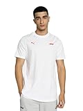 PUMA Formel 1 Essentials Kleines Logo Tshirt Herren - Weiß - Größe: M